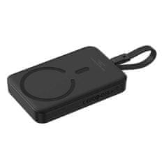BASEUS Magnetni powerbank Baseus Magnetic Mini 10000mAh, USB-C 30W MagSafe (črn)