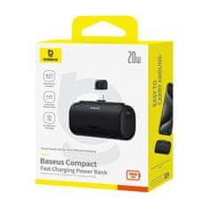 BASEUS Powerbank OS-Baseus Compact IP 5000mAh 20W (črn)