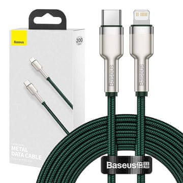 BASEUS USB-C kabel za Lightning Baseus 2 m (zelen)