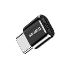 BASEUS Baseus adapter za Micro USB na USB Type-C - črn