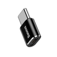 BASEUS Baseus adapter za Micro USB na USB Type-C - črn