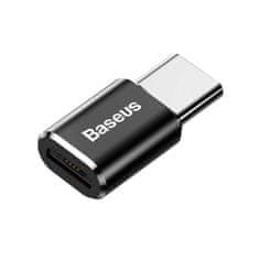 BASEUS Baseus adapter za Micro USB na USB Type-C - črn