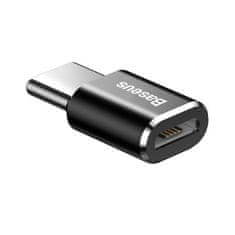 BASEUS Baseus adapter za Micro USB na USB Type-C - črn