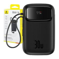 BASEUS Powerbank Baseus QPow 2 10000mAh 30W 2xUSB-C (črn)