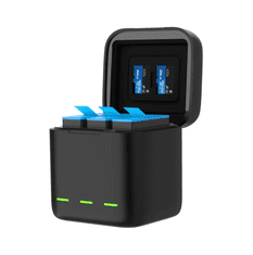 TELESIN Telesin Box trikanalni polnilnik za GoPro Hero 12 / Hero 11 / Hero 10 / Hero 9