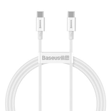 1 to 3 Kabel Baseus Superior Series Usb-C V Usb-C, 100 W, 1 M (Bel)