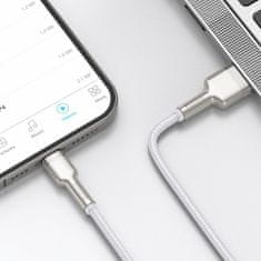 BASEUS USB kabel za Lightning Baseus Cafule, 2,4 A, 1 m (bel)
