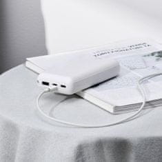 BASEUS Micro USB kabel za USB Baseus Simple Wisdom, 2,1 A, 1,5 m (bel) 2 kos.