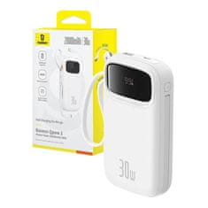 BASEUS Powerbank Baseus QPow 2 20000mAh 30W 2xUSB-C (bela)