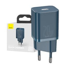 BASEUS Mrežni polnilnik Baseus Super Si Quick Charger 1C 20W (modra)