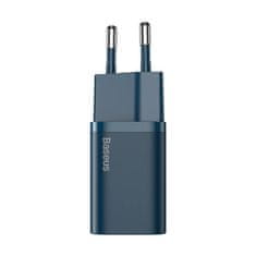 BASEUS Mrežni polnilnik Baseus Super Si Quick Charger 1C 20W (modra)