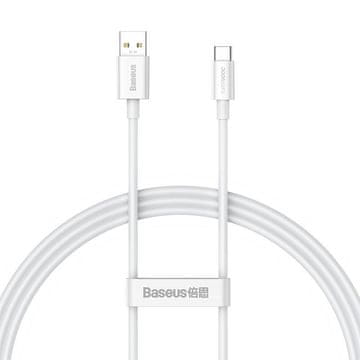 BASEUS USB kabel za USB-C Baseus Superior Series, 65 W, 1 m (bel)