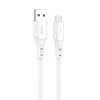 Vipfan USB kabel za Micro USB VFAN Colorful X12, 3A, 1 m (bel)