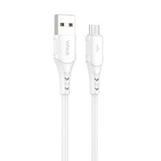 Vipfan USB kabel za Micro USB VFAN Colorful X12, 3A, 1 m (bel)