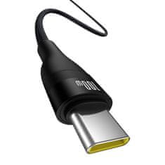 BASEUS USB kabel za USB-C Baseus Flash 2 100W, 2m (črn)