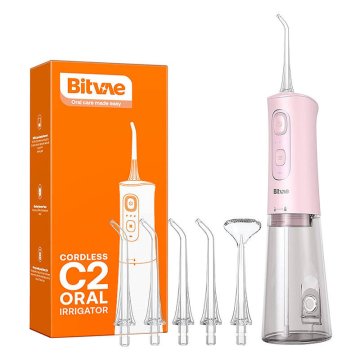 Bitvae Irigator z kompletom šob Bitvae C2 (roza)