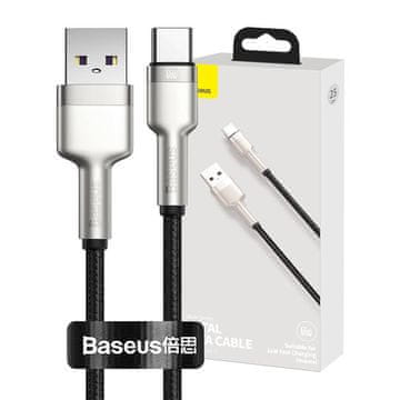 BASEUS USB kabel za USB-C Baseus Cafule, 66 W, 0,25 m (črn)