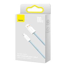 BASEUS USB kabel za USB-C Baseus Dynamic Series, 100 W, 2 m (modra)