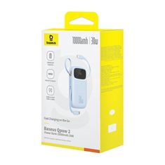 BASEUS Powerbank Baseus QPow 2 10000mAh 30W 2xUSB-C (modra)