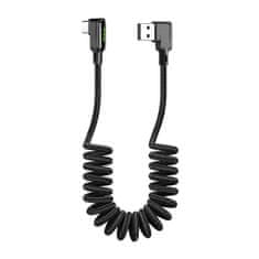 Mcdodo USB kabel za USB-C, Mcdodo CA-7310, kotni, 1,8 m (črn)