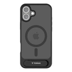 Torras Torras Pstand Series etui za iPhone 16 (črno)