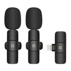 Puluz Brezžični mikrofon Puluz PU3150B Lavalier tip Lightning