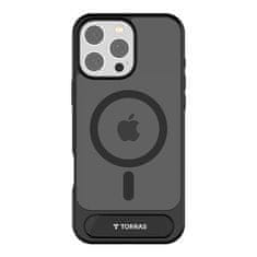 Torras Torras Pstand Series etui za iPhone 16 Pro (črno)