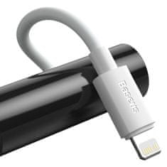 BASEUS USB-C kabel za Lightning Baseus Simple Wisdom, PD, 20 W, 1,5 m (bel) 2 kos.