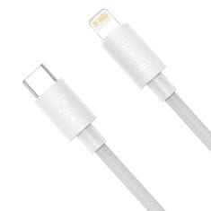 BASEUS USB-C kabel za Lightning Baseus Simple Wisdom, PD, 20 W, 1,5 m (bel) 2 kos.