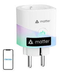Meross Inteligentna vtičnica MEROSS MSS315MA-EU z merjenjem energije (Matter)