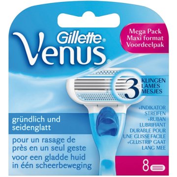 Gillette Britvice za britje Gillette Venus nadomestna rezila, 8 kosov