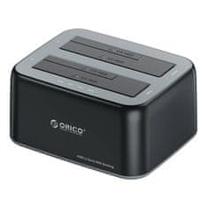 Orico Orico dokovalna postaja za HDD/SSD diske 2,5/3,5", 5 Gbps, USB-A na USB-B s funkcijo kloniranja (črna)
