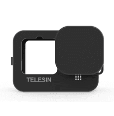 TELESIN Silikonski ohišje Telesin za GoPro Hero 12 / 11 / 10 / 9 (črn) GP-HER-041-BK