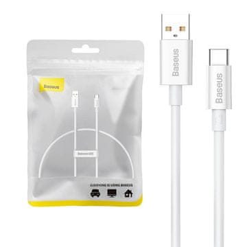 BASEUS BASEUS KABEL USB NA USB-C 100W ZA TELEFONE 0,25M ZA HITRO POLNJENJE