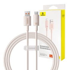 BASEUS Baseus USB-C na USB-C hitri polnilni kabel Habitat Series 100 W, 1 m (roza)