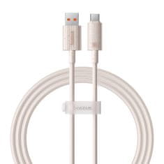 BASEUS Baseus USB-C na USB-C hitri polnilni kabel Habitat Series 100 W, 1 m (roza)