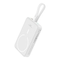 BASEUS Magnetni powerbank Baseus Magnetic Mini 10000mAh, Lightning 20W MagSafe (bel)