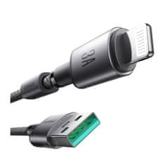 Joyroom Joyroom S-A50 Unlimited 3A USB - Lightning kabel, 1,2 m, siv