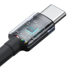 BASEUS Kabel Baseus Cafule USB-C na USB-C 100 W, 2 m, 2 kos (rdeče-črn, sivo-črn)