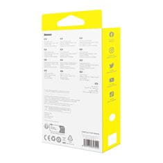 BASEUS Kabel Baseus Cafule USB-C na USB-C 100 W, 2 m, 2 kos (rdeče-črn, sivo-črn)