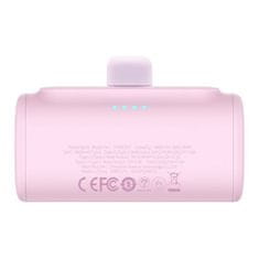 BASEUS Powerbank Baseus Compact USB-C 5000mAh, 20W (roza)