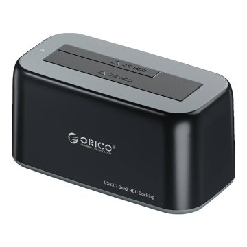 Orico Orico dokovalna postaja za HDD/SSD disk 2,5/3,5", 5 Gbps, USB-C na USB-C/A (črna)