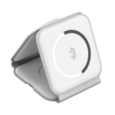 Choetech Magnetni indukcijski polnilnik Choetech T588-F 3v1 15W (bela)