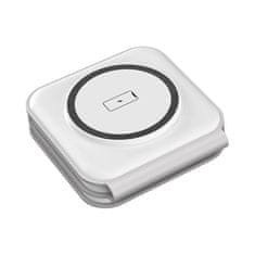 Choetech Magnetni indukcijski polnilnik Choetech T588-F 3v1 15W (bela)