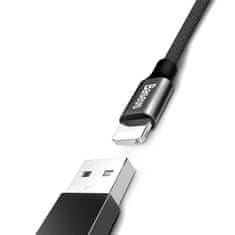BASEUS Kabel Baseus Yiven Lightning 1,2 m 2 A – črn