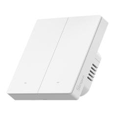 Sonoff Pametni stenski stikalo WiFi SONOFF M5-2C-86W Matter (2-kanalni)