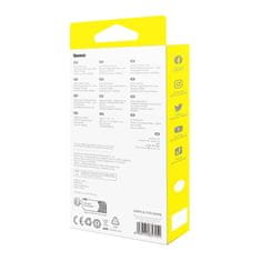 BASEUS Kabel Baseus Cafule USB-C na USB-C 100 W, 1 m, 2 kos (rdeče-črn, sivo-črn)