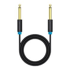 Vention Avdio kabel TS 6,35 mm Vention BAABJ 5 m, črn