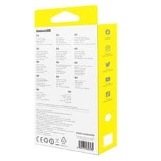 BASEUS Kabel 3v1 Baseus Free2Draw USB za M+L+C 100 W, 1,1 m (črn)
