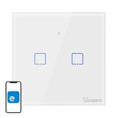 Sonoff Dotikni stikalo za vklop svetlobe WiFi + RF 433 Sonoff T1 EU TX (2-kanalni)